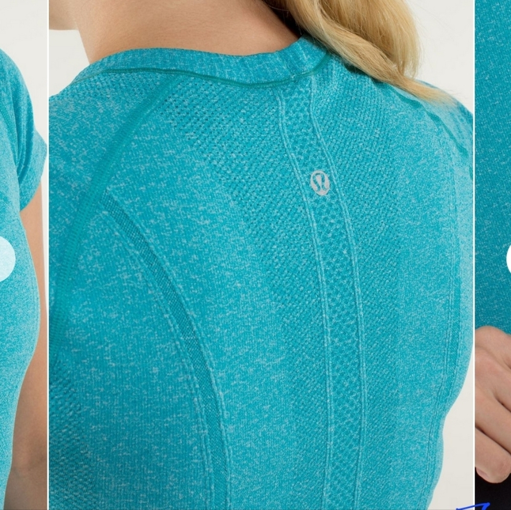 Lululemon Run: Swiftly Tech Short Sleeve - Surge Teal - Size 2 - Picture 15 of 15